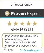Erfahrungen & Bewertungen zu UnitedCall GmbH